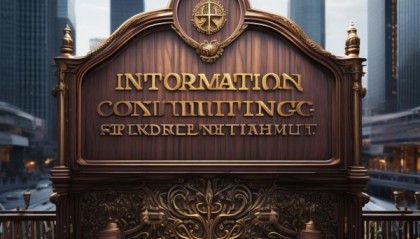信息咨询服务部牌匾助力技术发展的见证者