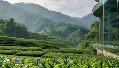 茶山自然风光与信息化财务咨询服务，生态经济的完美融合