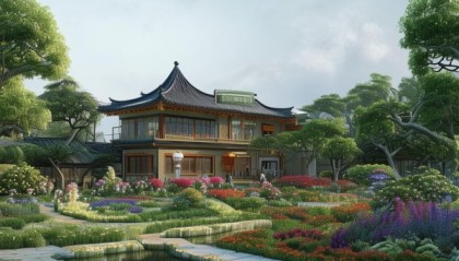 鹤岗信息咨询服务中心，智慧的花园，服务的花园
