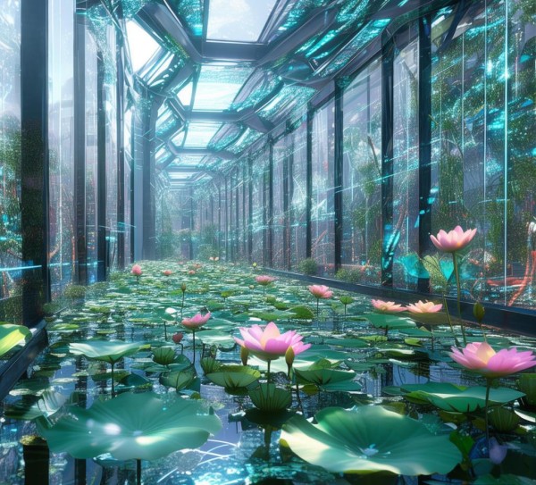莲花,科技的诗意栖居地 莲花,科技的诗意栖居地