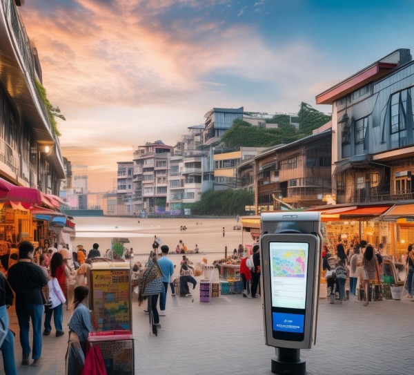 海勃湾的商业与旅游，信息咨询服务的崛起