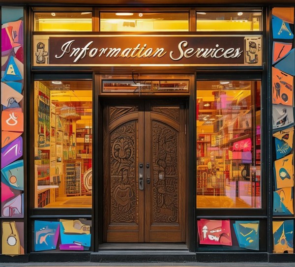 开启信息咨询服务的门头图片设计之旅